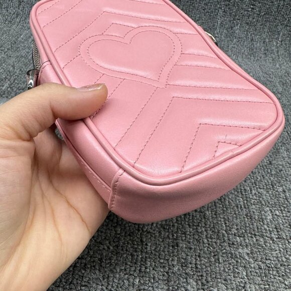 Gucci Marmont Cellphone Pouch Crossbody Bag 625-021125 - Picture 8 of 14